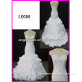 sweetheart nackline sleeveless guangdong latest designer wedding dress glamorous beaded brida dress